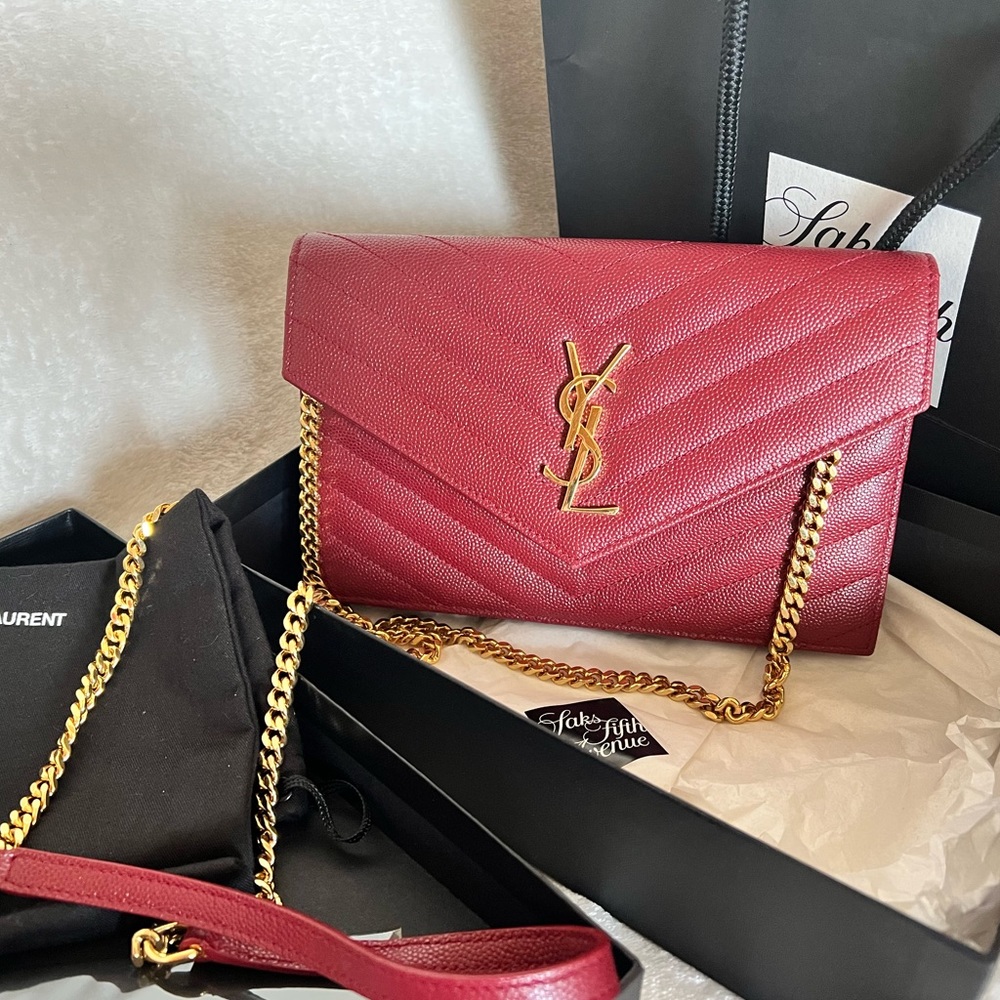 YSL Purse. PERFECT Condition. Never used. Stored away after purchase from saks!